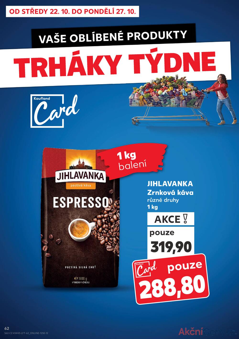Leták Kaufland - Kaufland 22.10. - 27.10. - Kaufland - Český Krumlov - strana 62