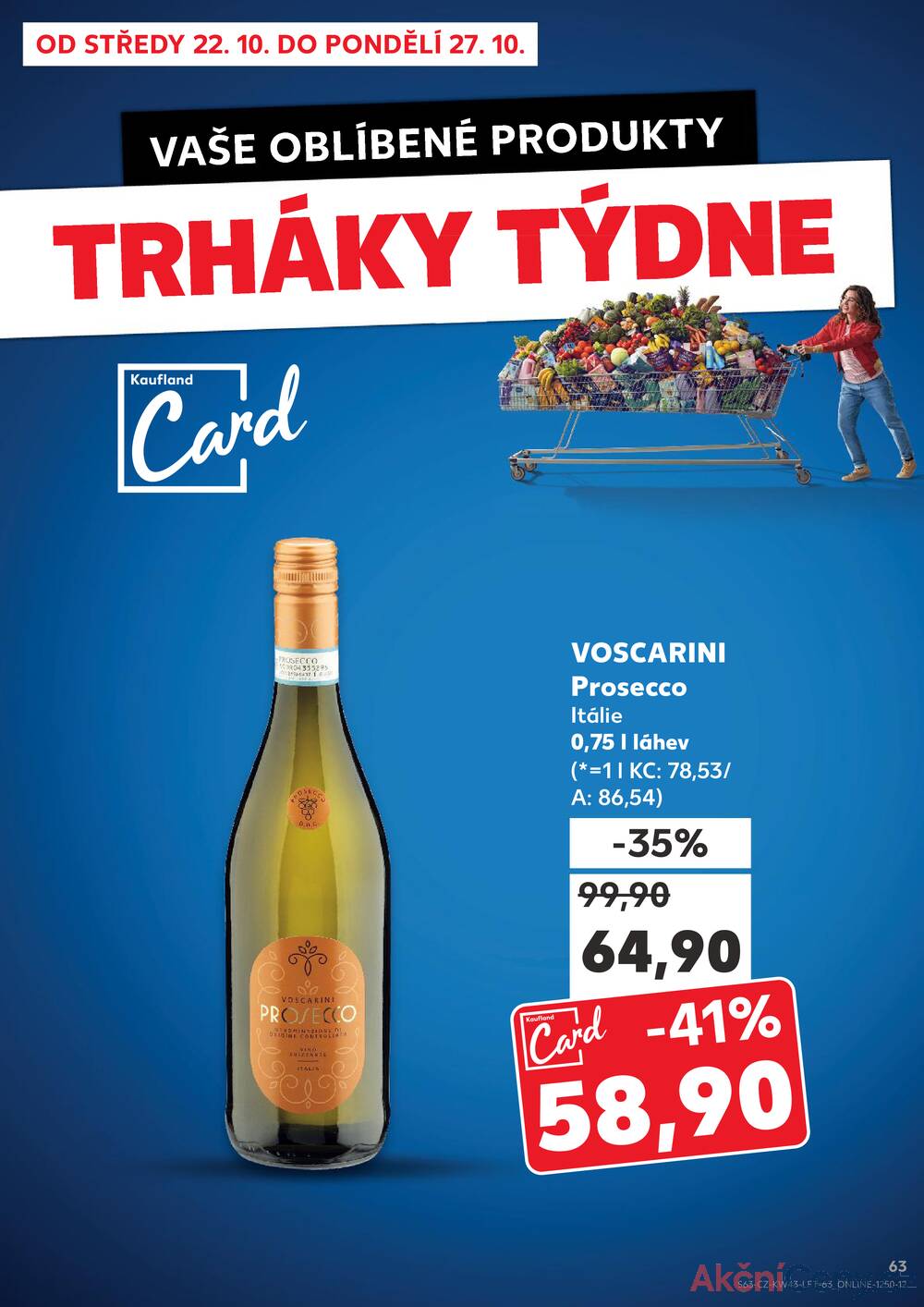 Leták Kaufland - Kaufland 22.10. - 27.10. - Kaufland Humpolec - strana 63