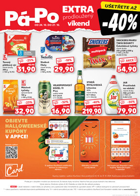 Kaufland 22.10. - 27.10. - Kaufland - Ústí nad Labem (Všebořická)