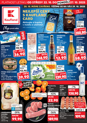 Kaufland 22.10. - 27.10. - Kaufland - Kutná Hora