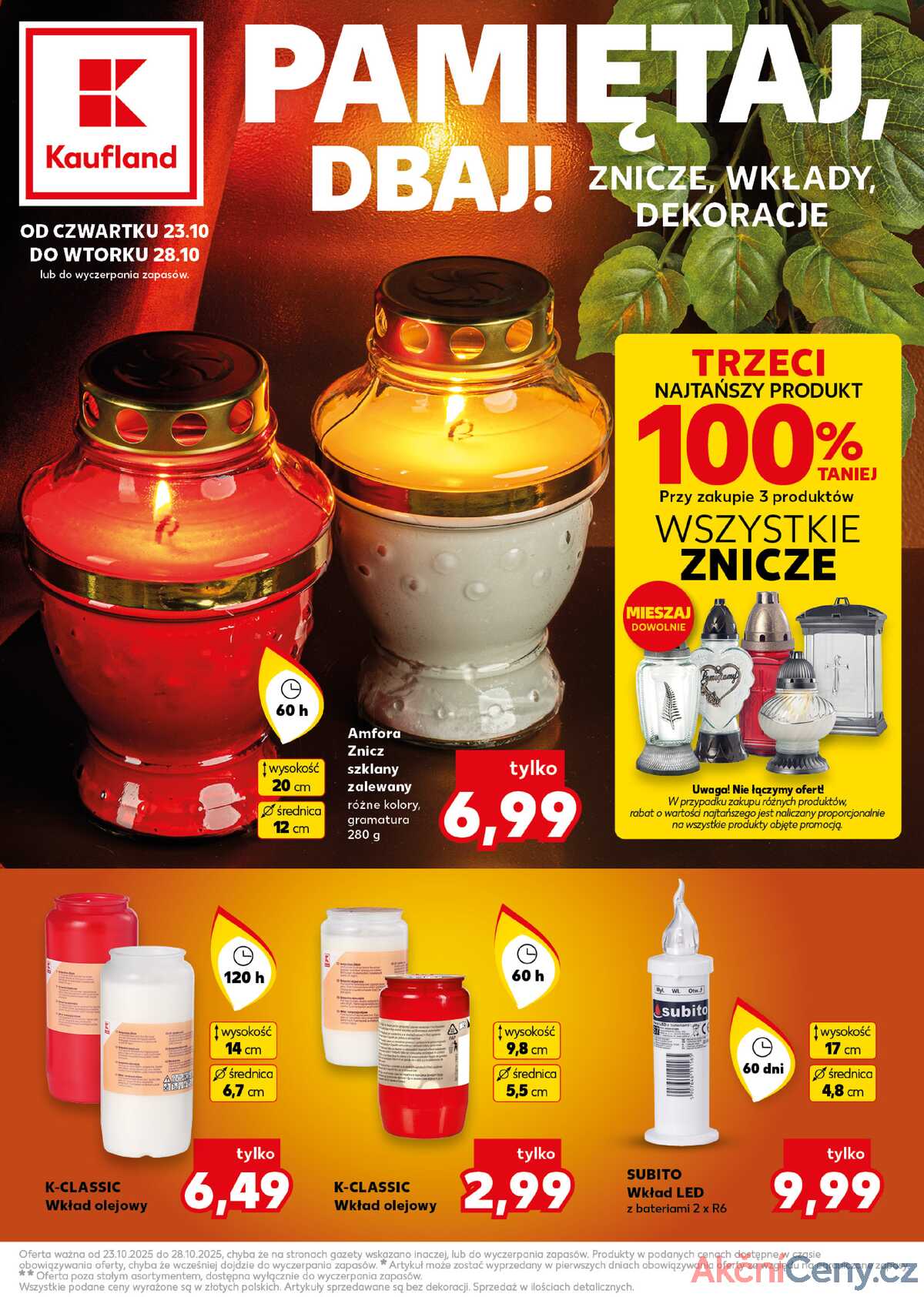Leták Kaufland Polsko 23.10.-28.10.2025 strana 1