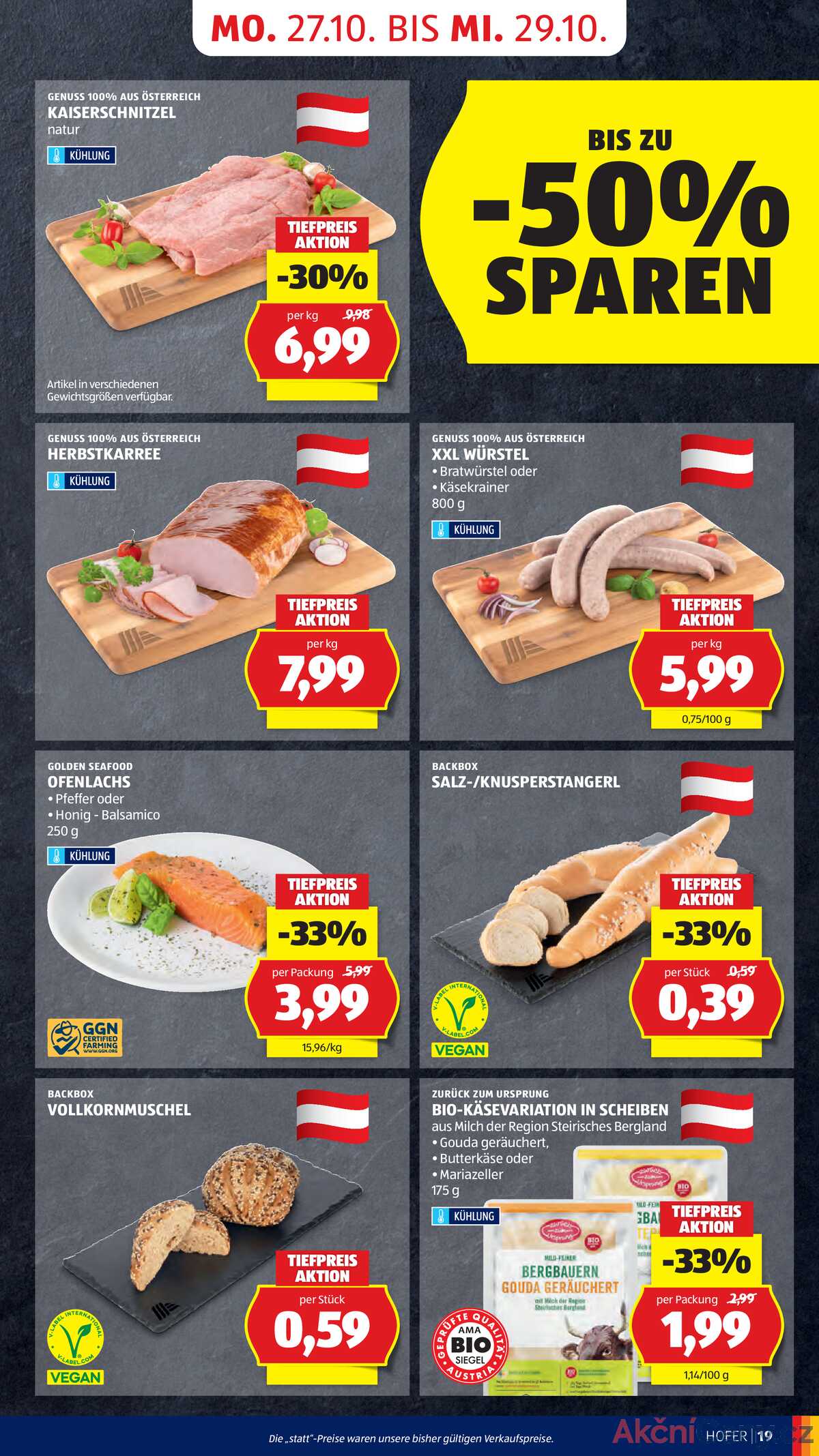 Leták HOFER Rakousko 24.10.-30.10.2025 strana 21
