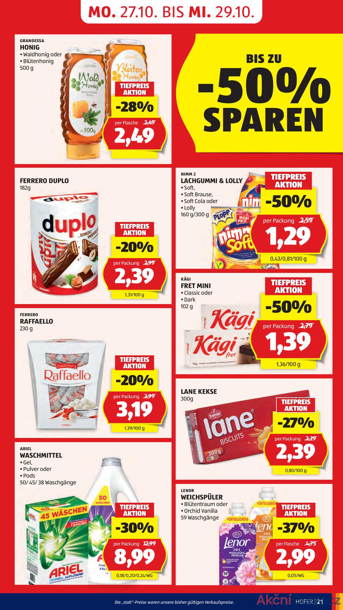 Leták HOFER Rakousko 24.10.-30.10.2025 strana 23