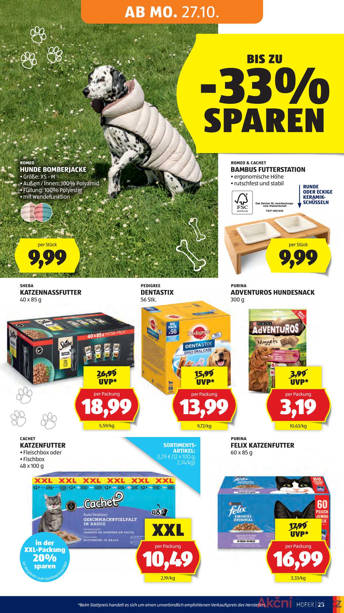 Leták HOFER Rakousko 24.10.-30.10.2025 strana 27