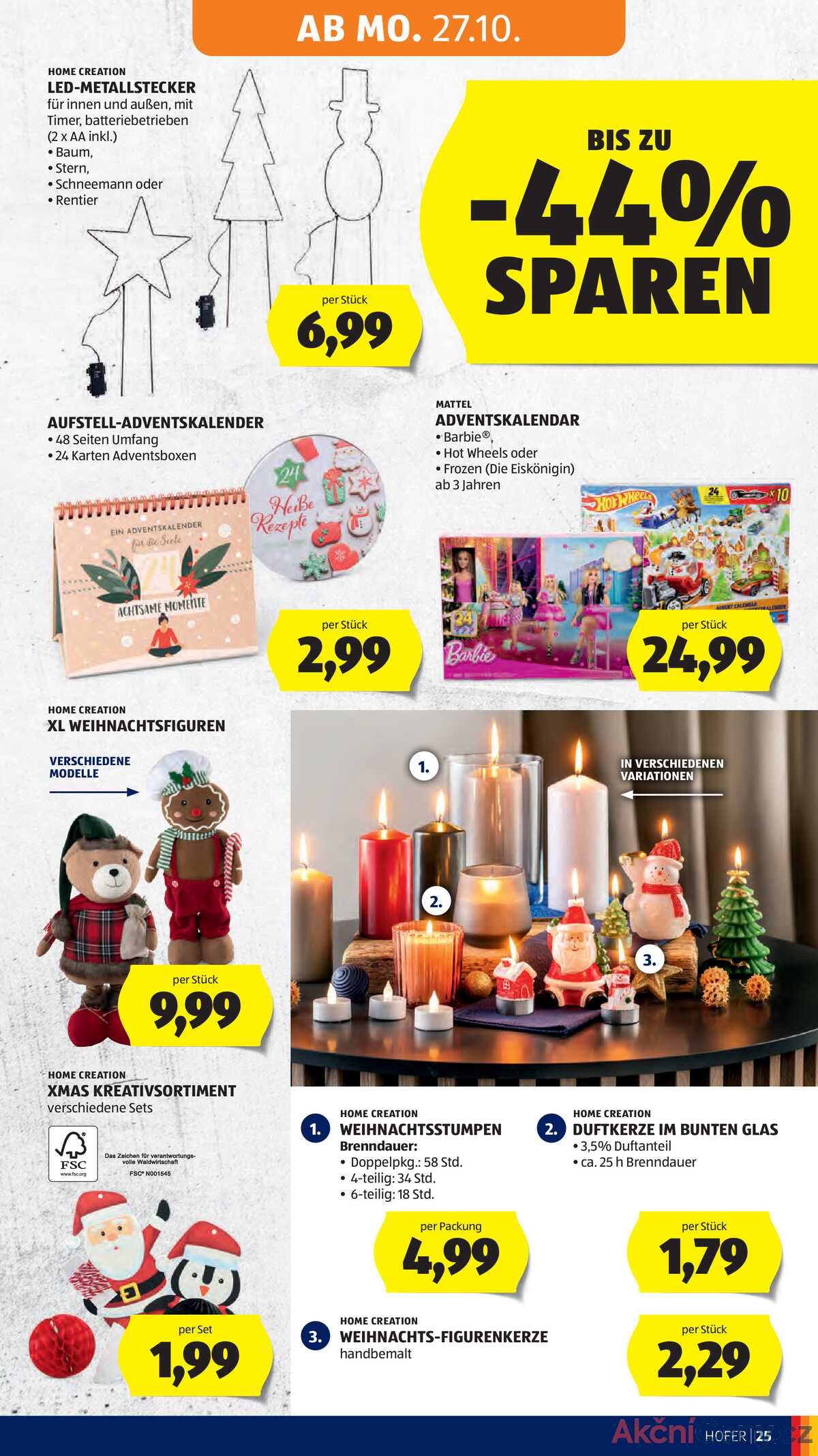Leták HOFER Rakousko 24.10.-30.10.2025 strana 29