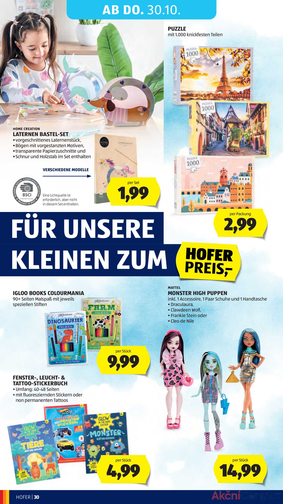 Leták HOFER Rakousko 24.10.-30.10.2025 strana 34