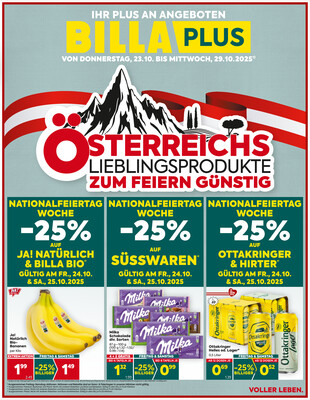 Leták BILLA Rakousko 23.10.-29.10.2025 - BILLA PLUS