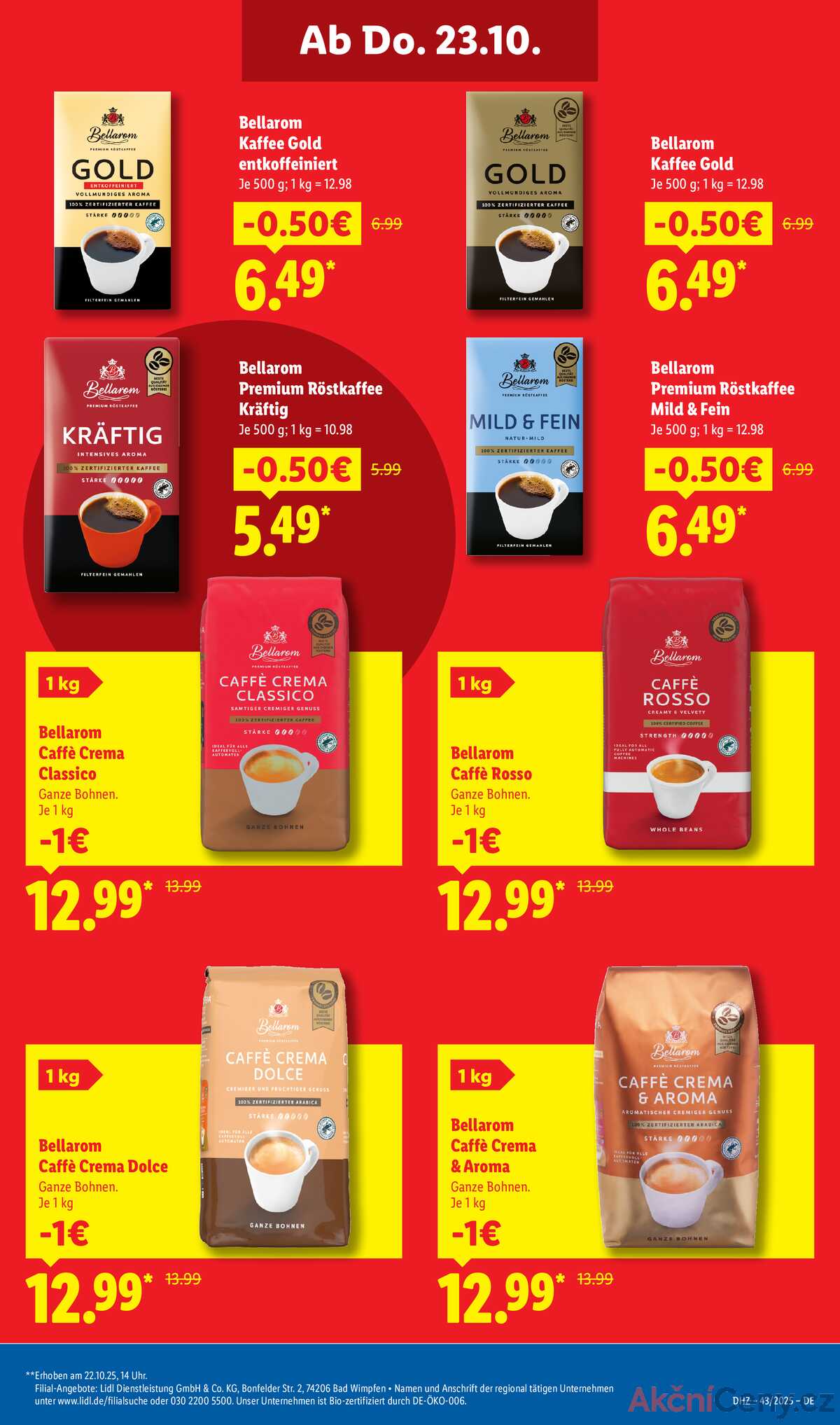 Leták Lidl Německo 20.10.-25.10.2025 strana 3