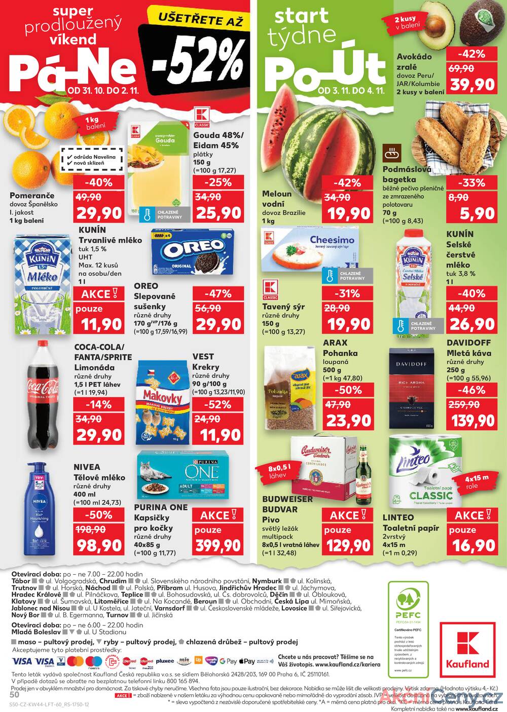 Leták Kaufland - Kaufland 28.10. - 4.11. - Kaufland - Beroun - strana 50