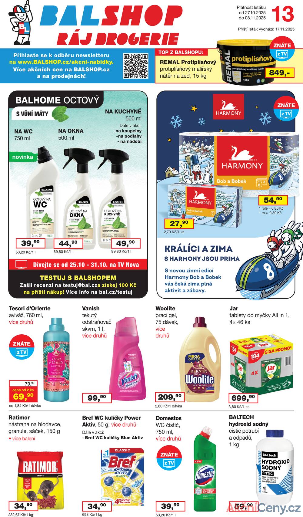 Leták Ráj drogerie - Ráj drogerie od 27.10. do 8.11.2025 - strana 1 Leták Ráj drogerie - Ráj drogerie od 27.10. do 8.11.2025 - strana 1