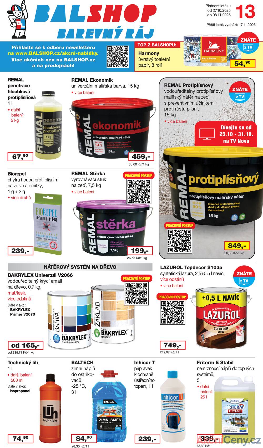 Leták Barevný ráj
platný do 8.11.2025 - strana 1