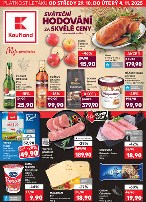 Kaufland 28.10. - 4.11. - Kaufland - Ostrava - Poruba