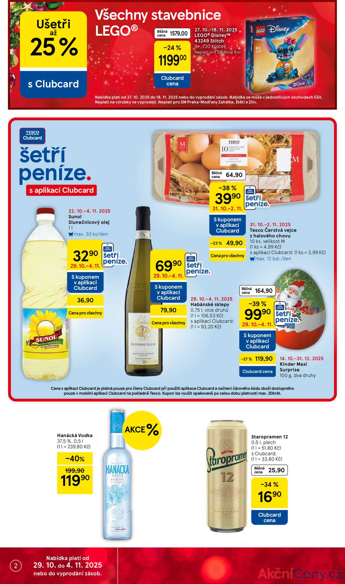 Tesco supermarkety od 29.10. do 4.11.2025 strana 2