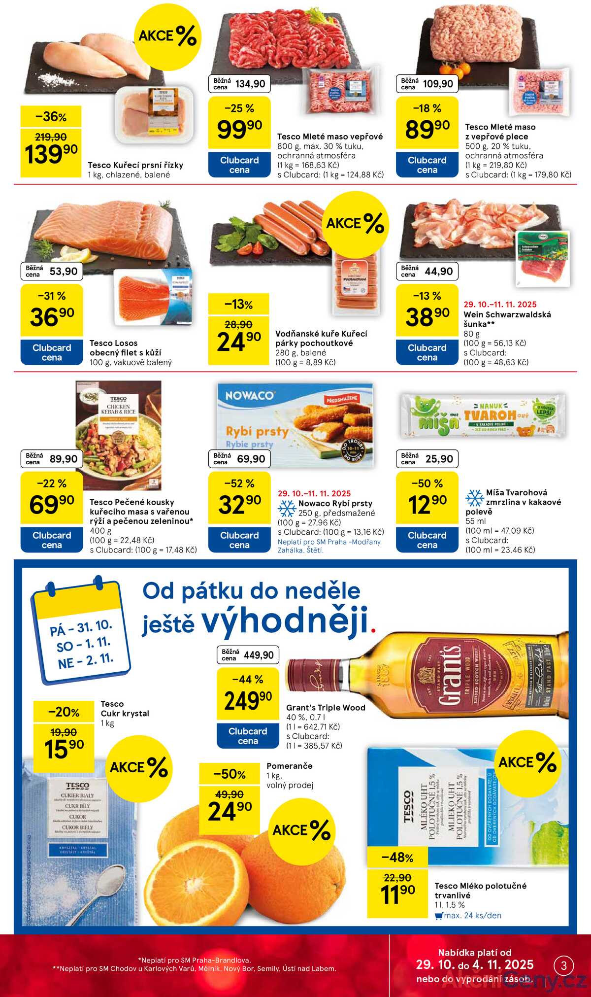 Tesco supermarkety od 29.10. do 4.11.2025 strana 3