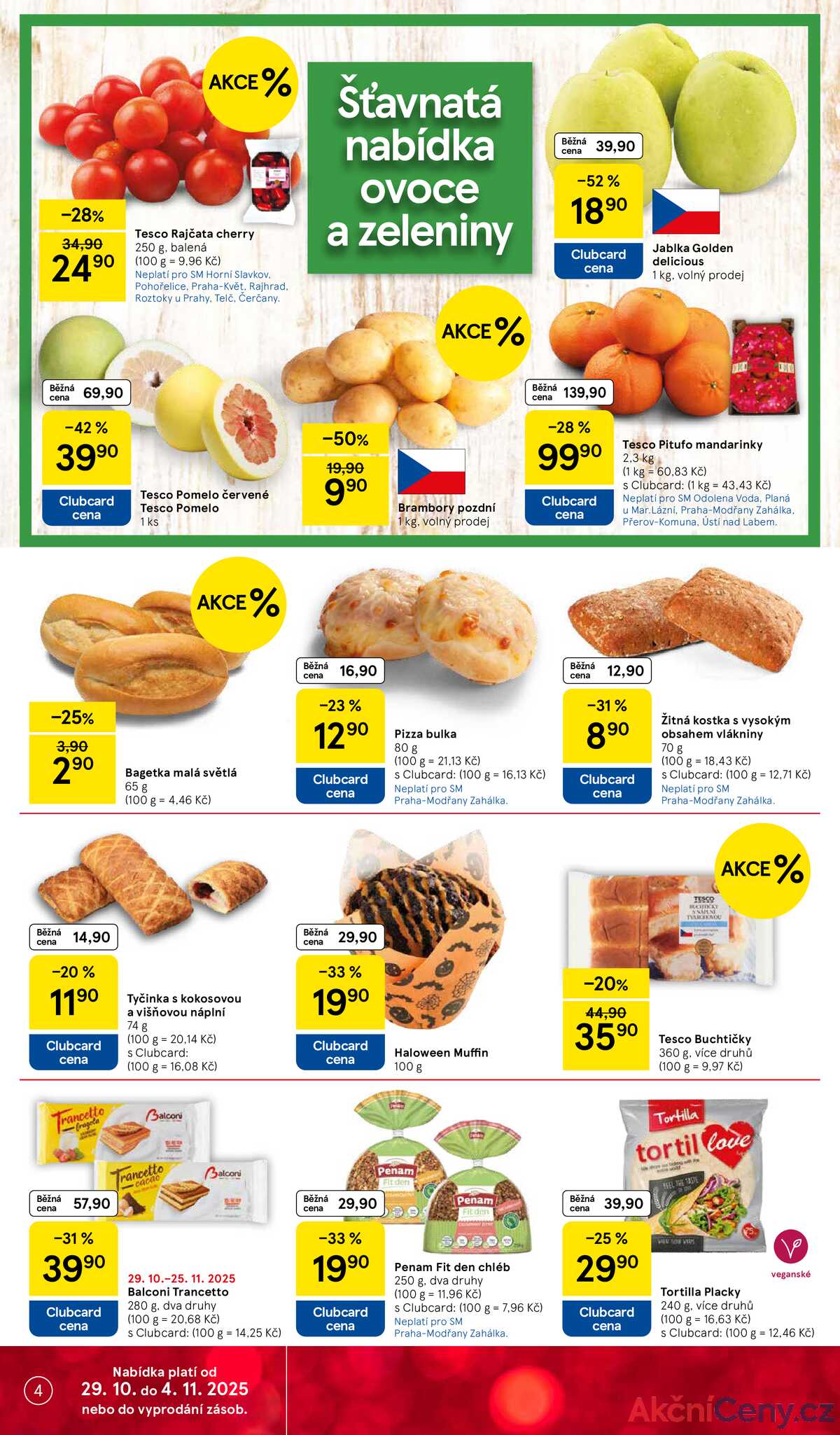 Tesco supermarkety od 29.10. do 4.11.2025 strana 4