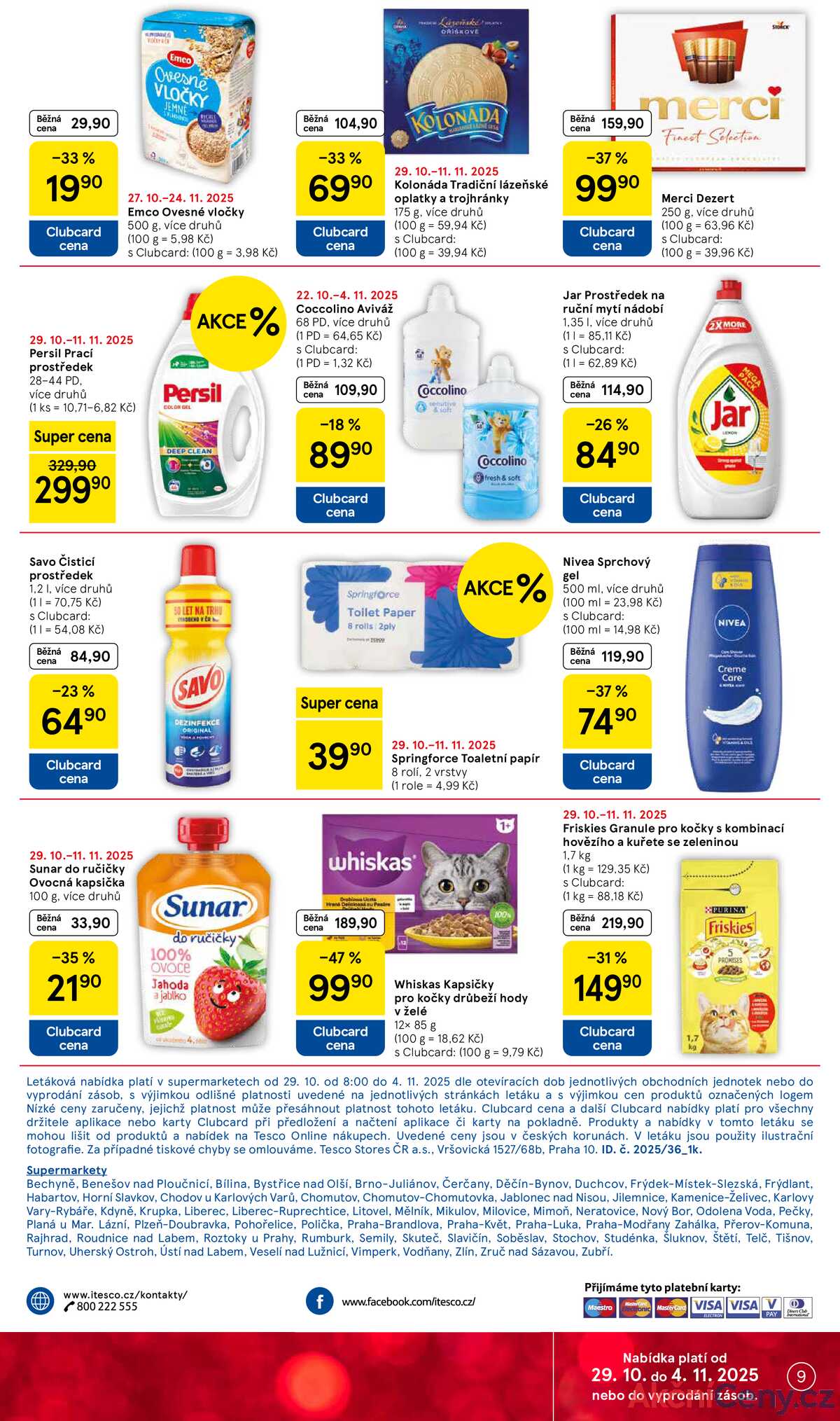 Tesco supermarkety od 29.10. do 4.11.2025 strana 9