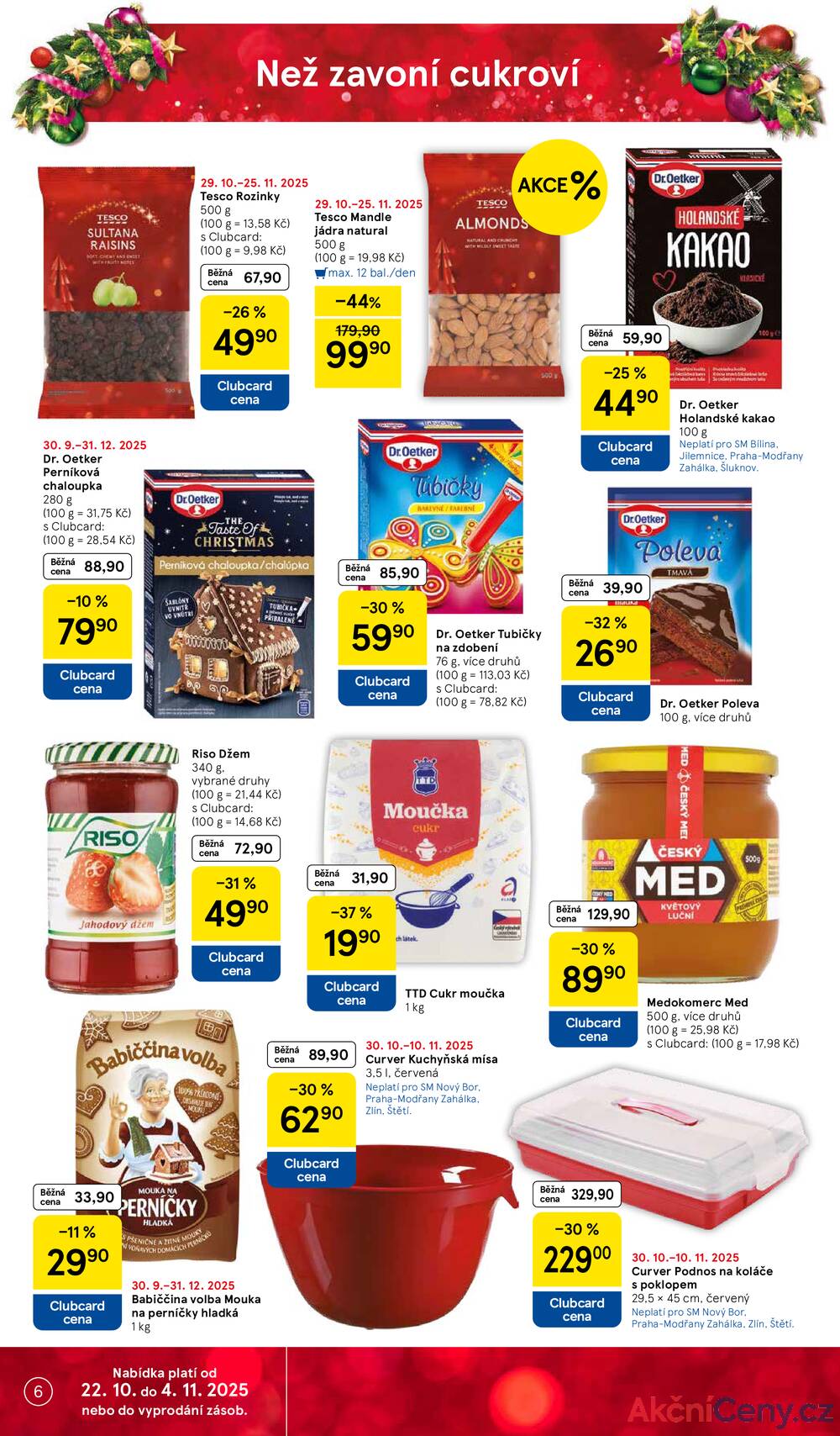 Leták Tesco - Tesco supermarkety od 29.10. do 4.11.2025 - strana 6 Leták Tesco - Tesco supermarkety od 29.10. do 4.11.2025 - strana 6
