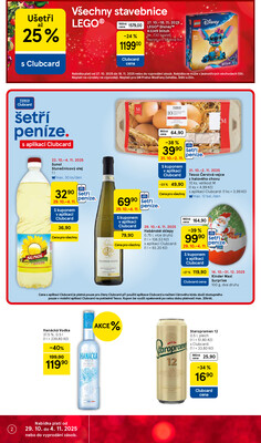 Tesco supermarkety od 29.10. do 4.11.2025