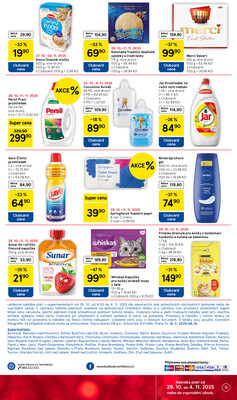 Tesco supermarkety od 29.10. do 4.11.2025