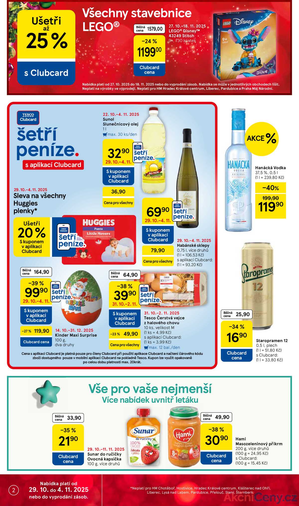 Tesco malé hypermarkety od 29.10. do 4.11.2025 strana 2