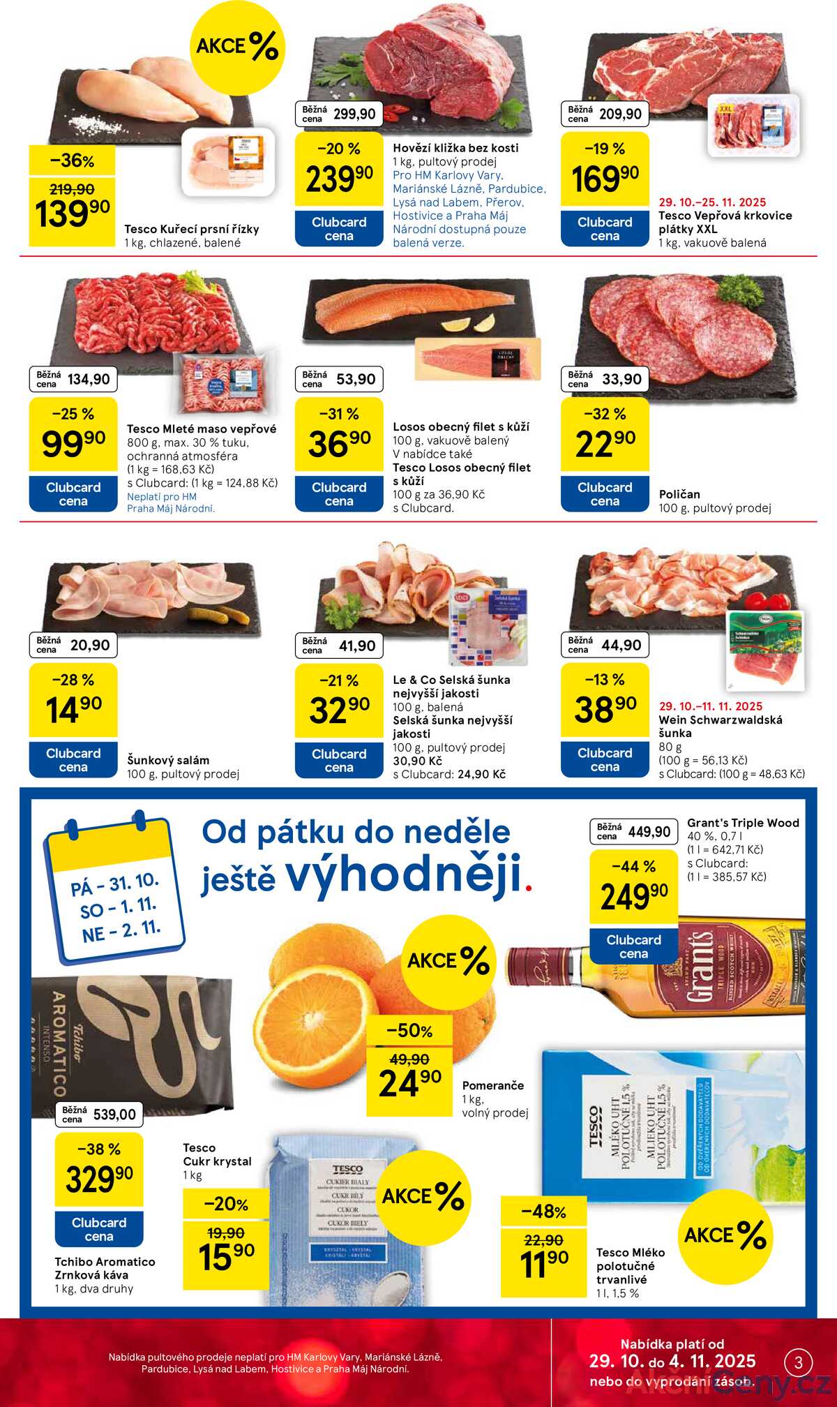 Tesco malé hypermarkety od 29.10. do 4.11.2025 strana 3