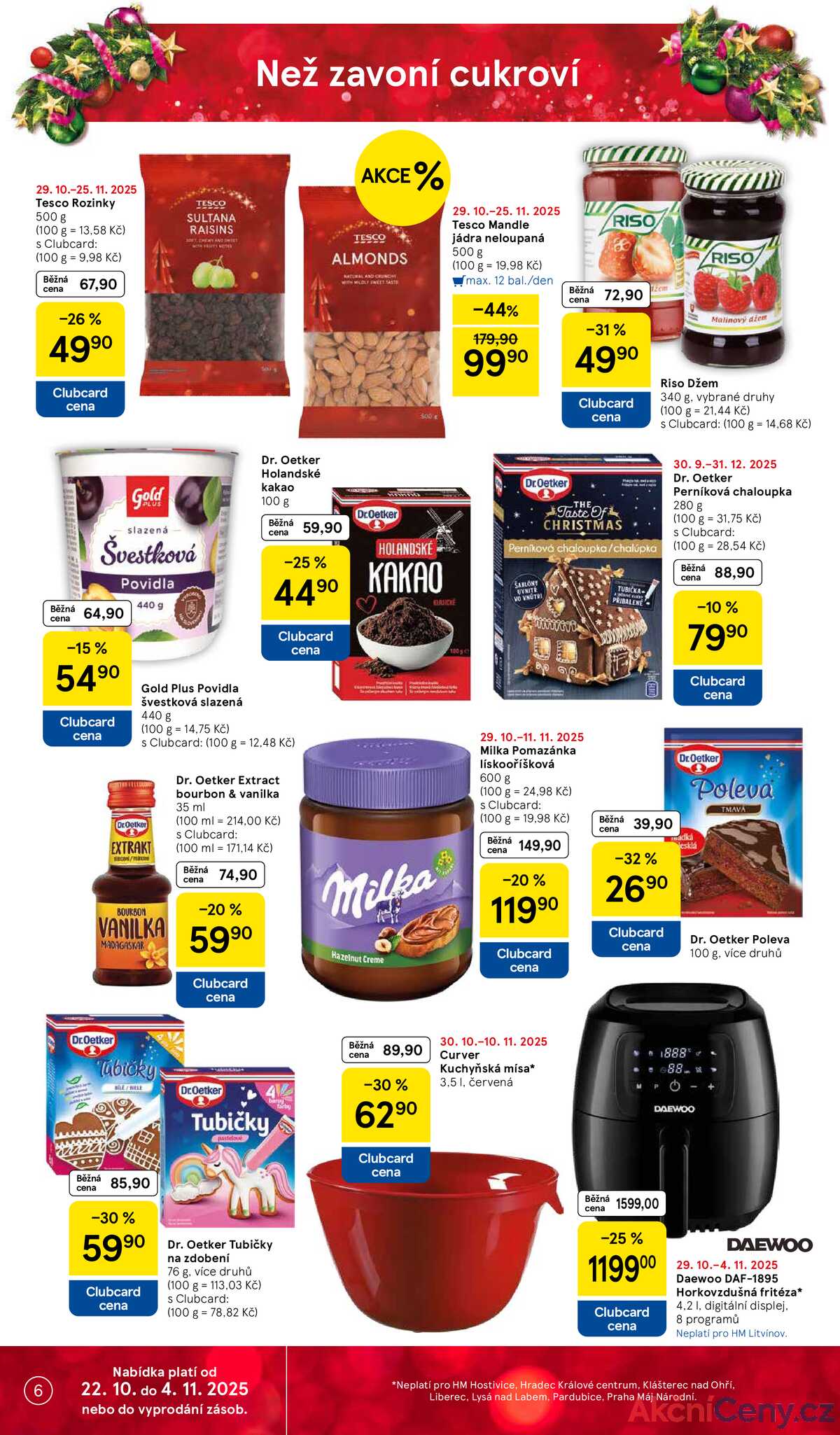 Tesco malé hypermarkety od 29.10. do 4.11.2025 strana 6