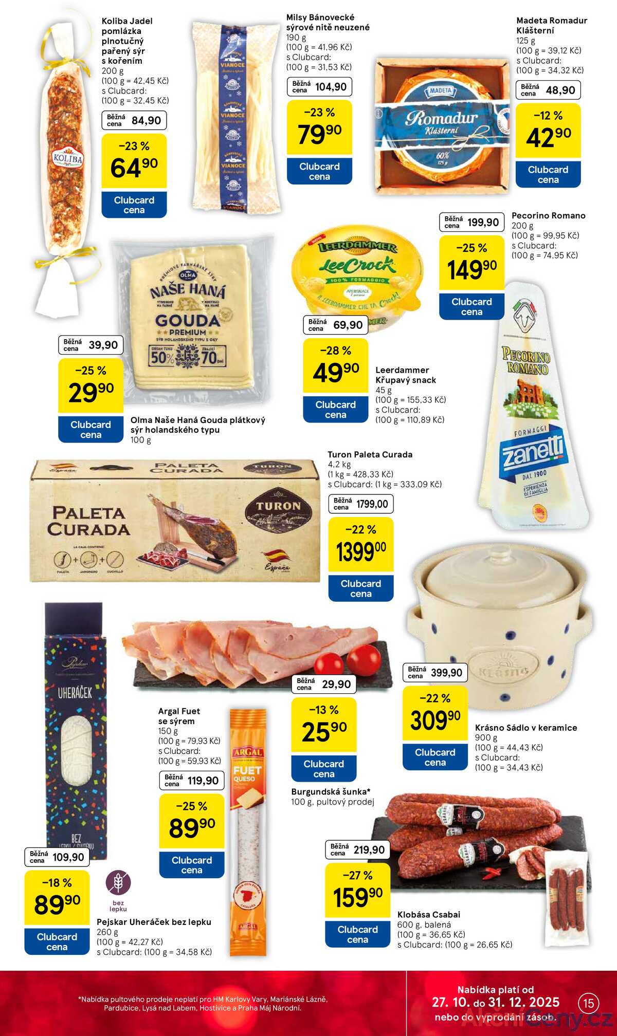 Tesco malé hypermarkety od 29.10. do 4.11.2025 strana 15