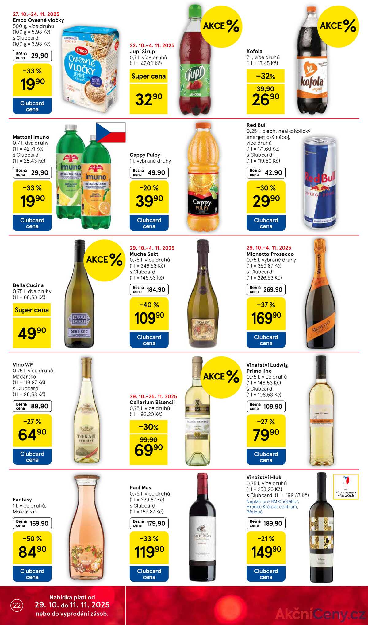 Tesco malé hypermarkety od 29.10. do 4.11.2025 strana 22