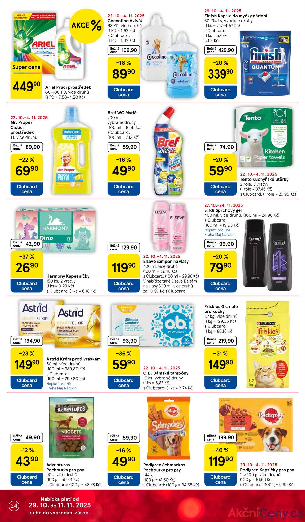 Tesco malé hypermarkety od 29.10. do 4.11.2025 strana 24