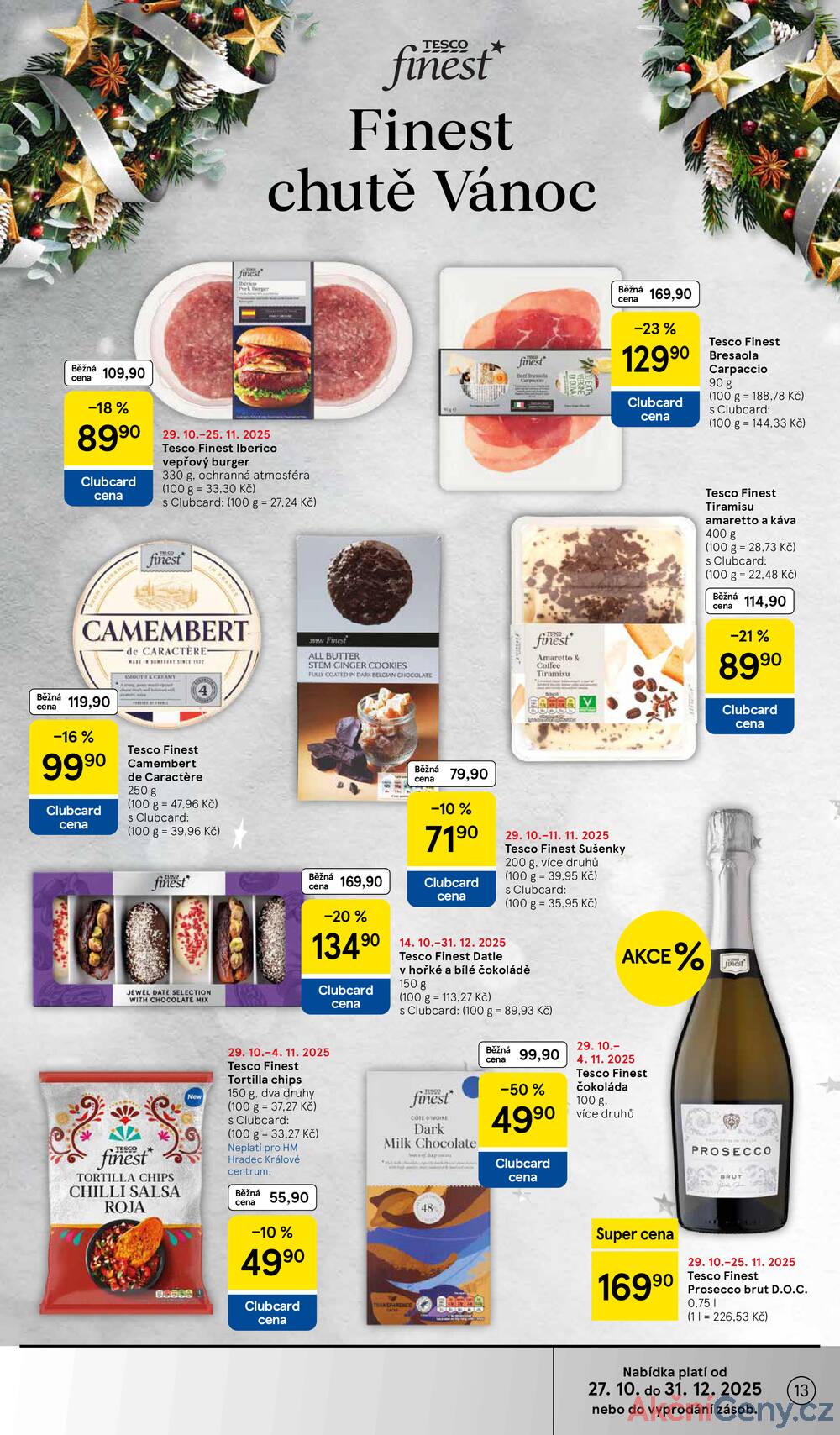 Leták Tesco
		  platný do 4.11.2025 - strana 13