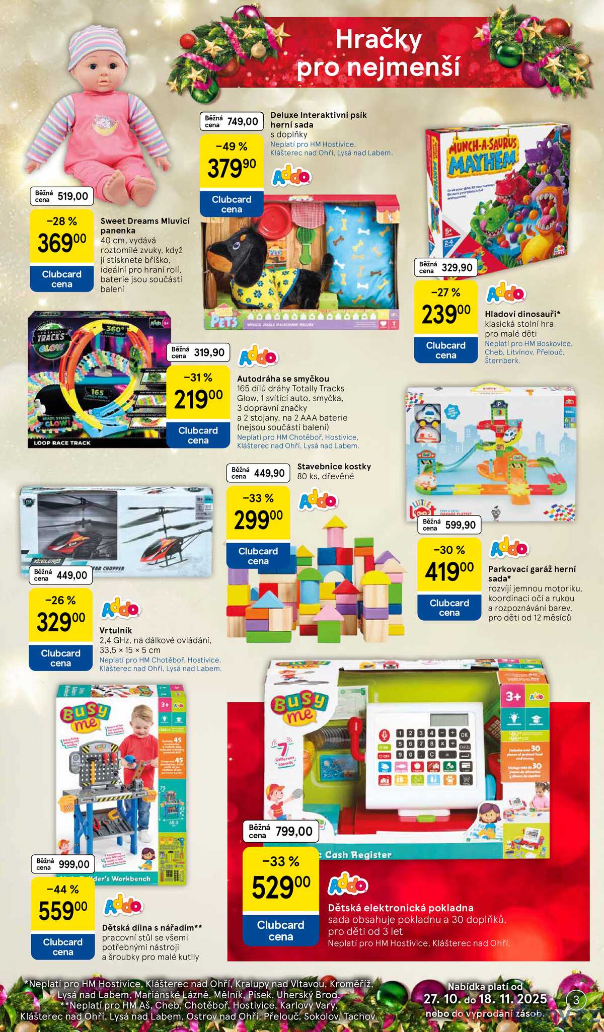 Tesco SPECIÁL velké hypermarkety  od 27.10. do 17.11.2025 strana 3