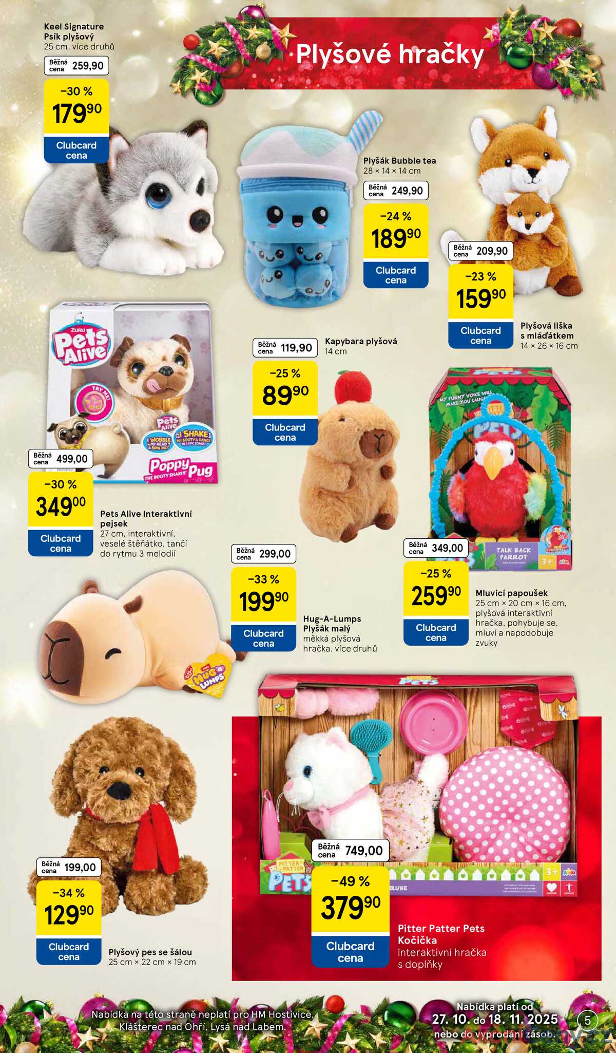 Tesco SPECIÁL velké hypermarkety  od 27.10. do 17.11.2025 strana 5