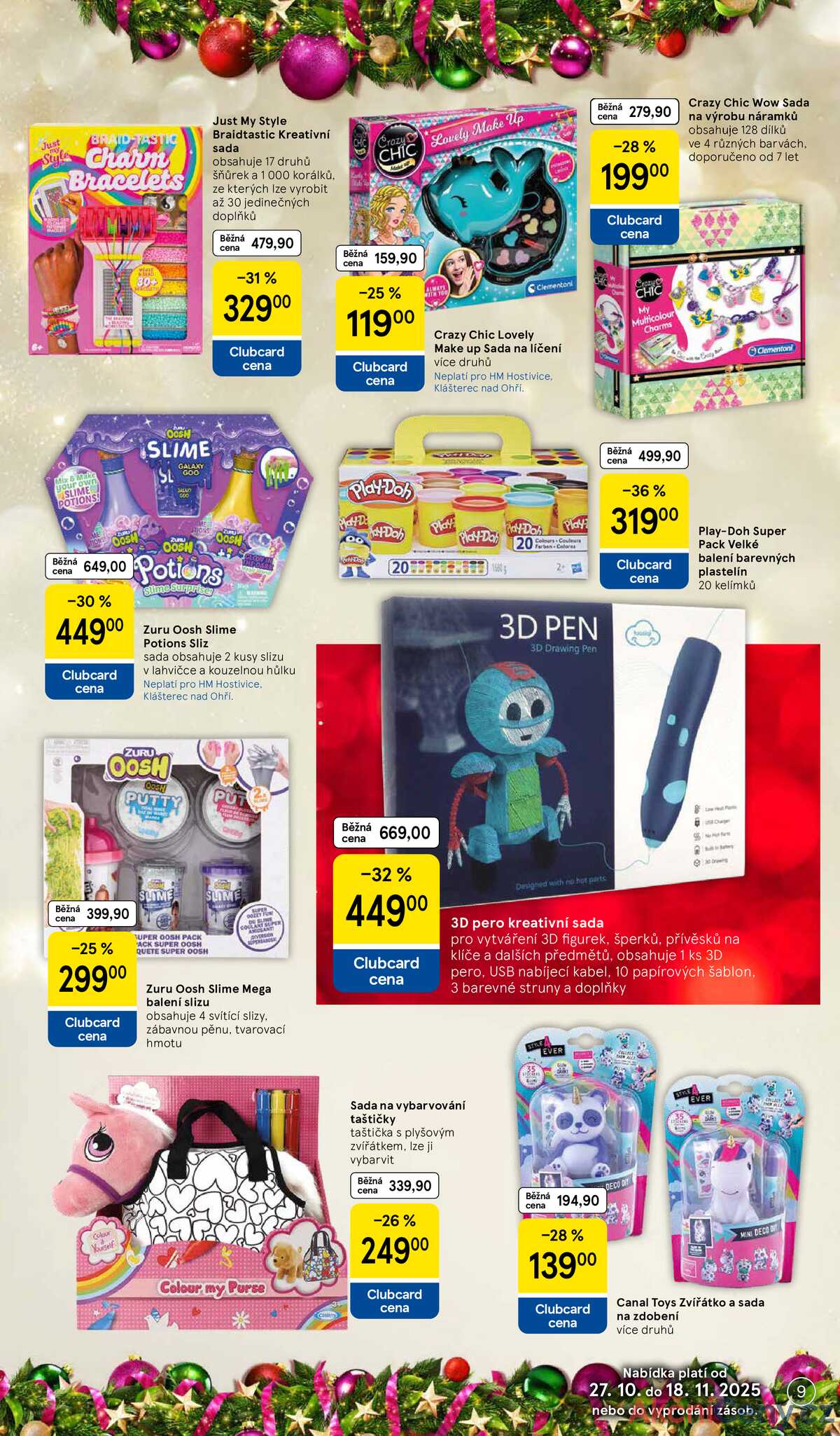 Tesco SPECIÁL velké hypermarkety  od 27.10. do 17.11.2025 strana 9