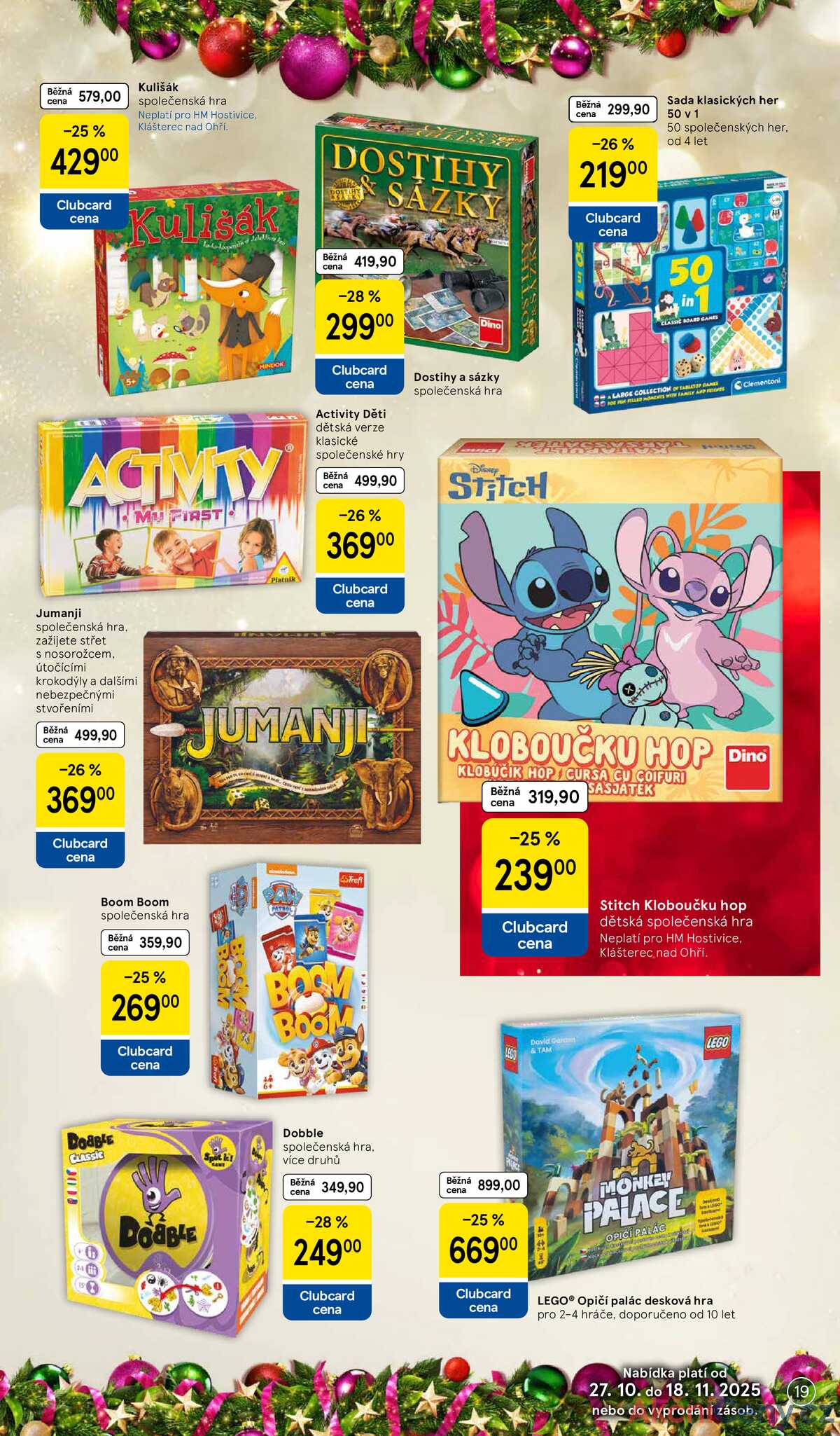 Tesco SPECIÁL velké hypermarkety  od 27.10. do 17.11.2025 strana 19