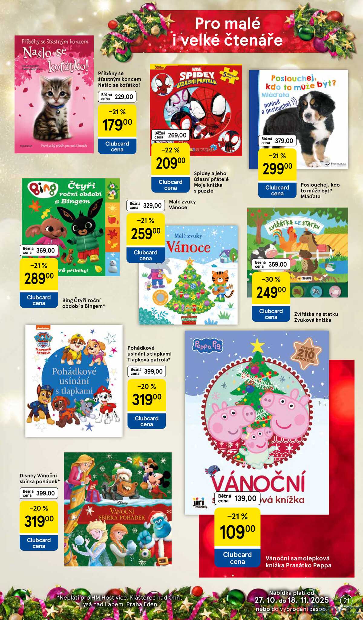 Tesco SPECIÁL velké hypermarkety  od 27.10. do 17.11.2025 strana 21