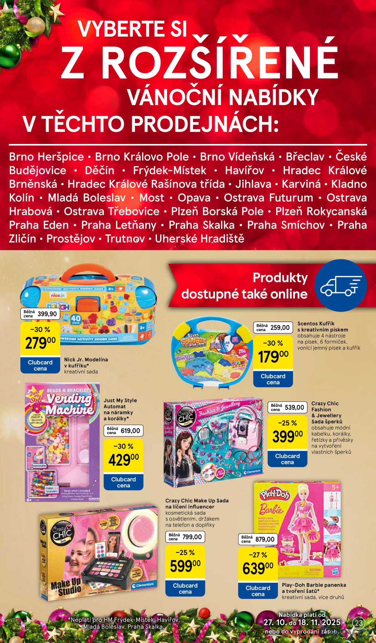 Tesco SPECIÁL velké hypermarkety  od 27.10. do 17.11.2025 strana 23