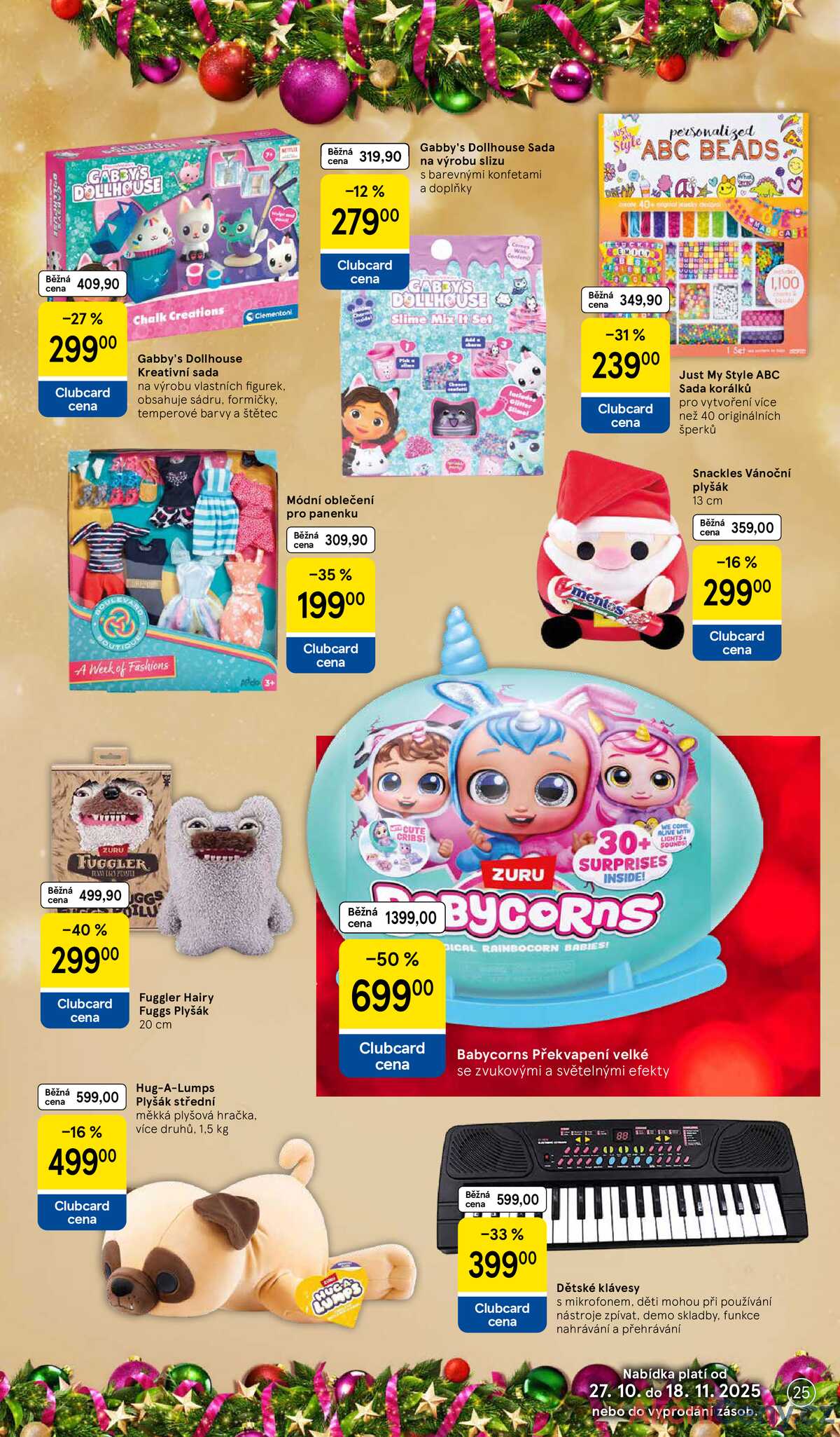 Tesco SPECIÁL velké hypermarkety  od 27.10. do 17.11.2025 strana 25