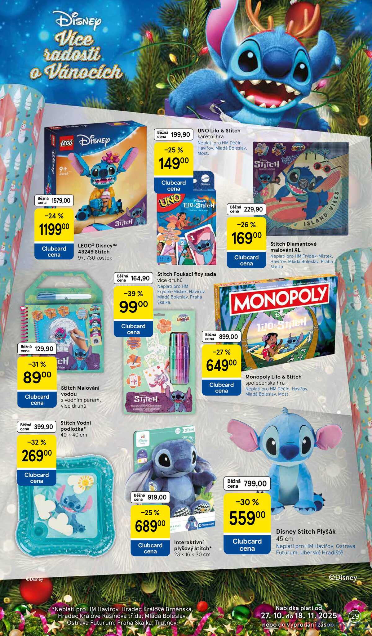 Tesco SPECIÁL velké hypermarkety  od 27.10. do 17.11.2025 strana 29