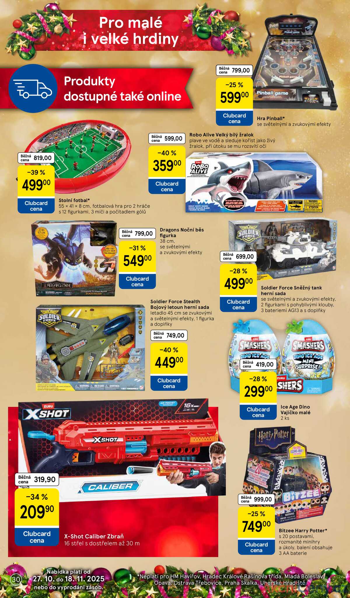 Tesco SPECIÁL velké hypermarkety  od 27.10. do 17.11.2025 strana 30