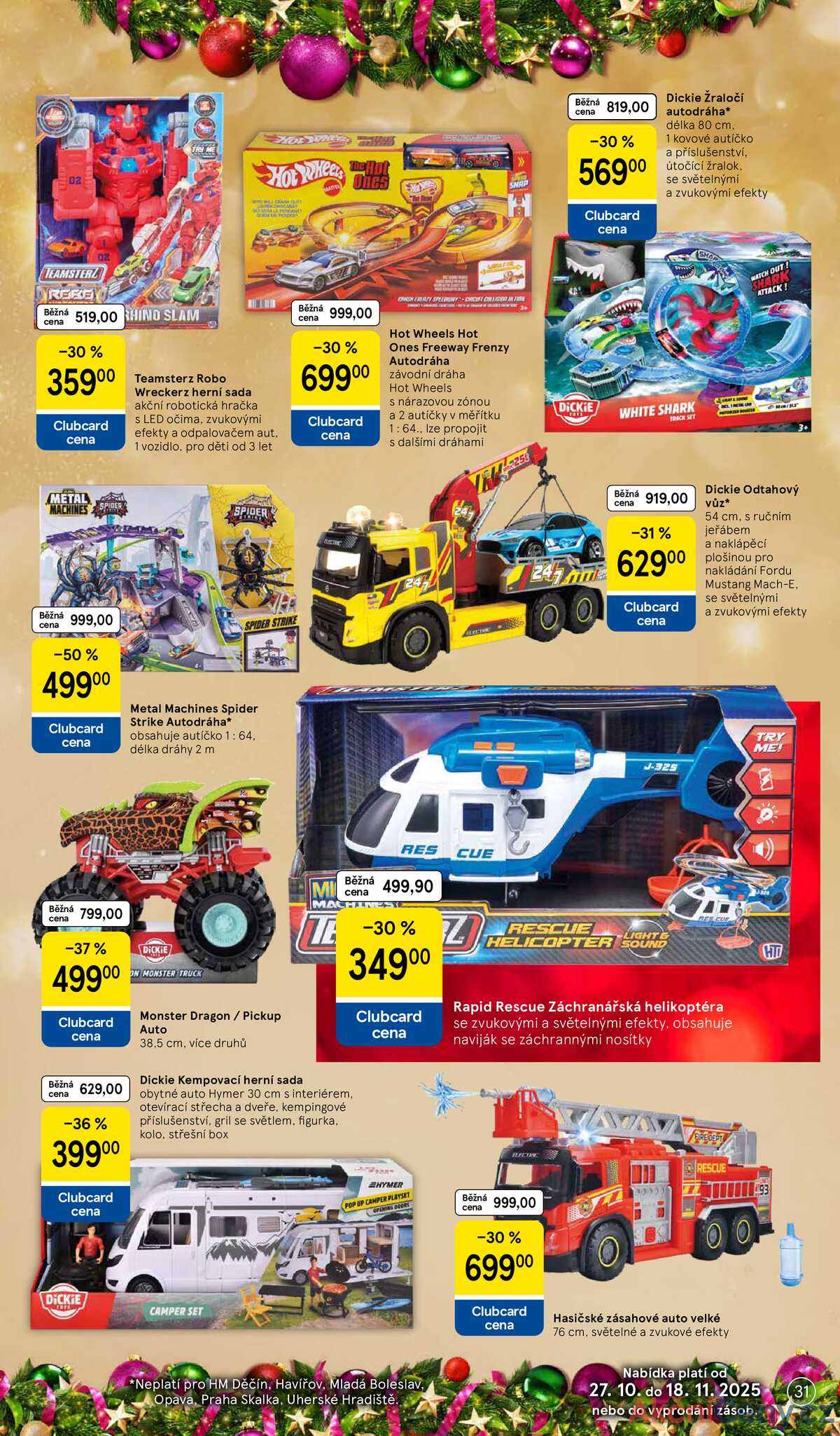 Tesco SPECIÁL velké hypermarkety  od 27.10. do 17.11.2025 strana 31