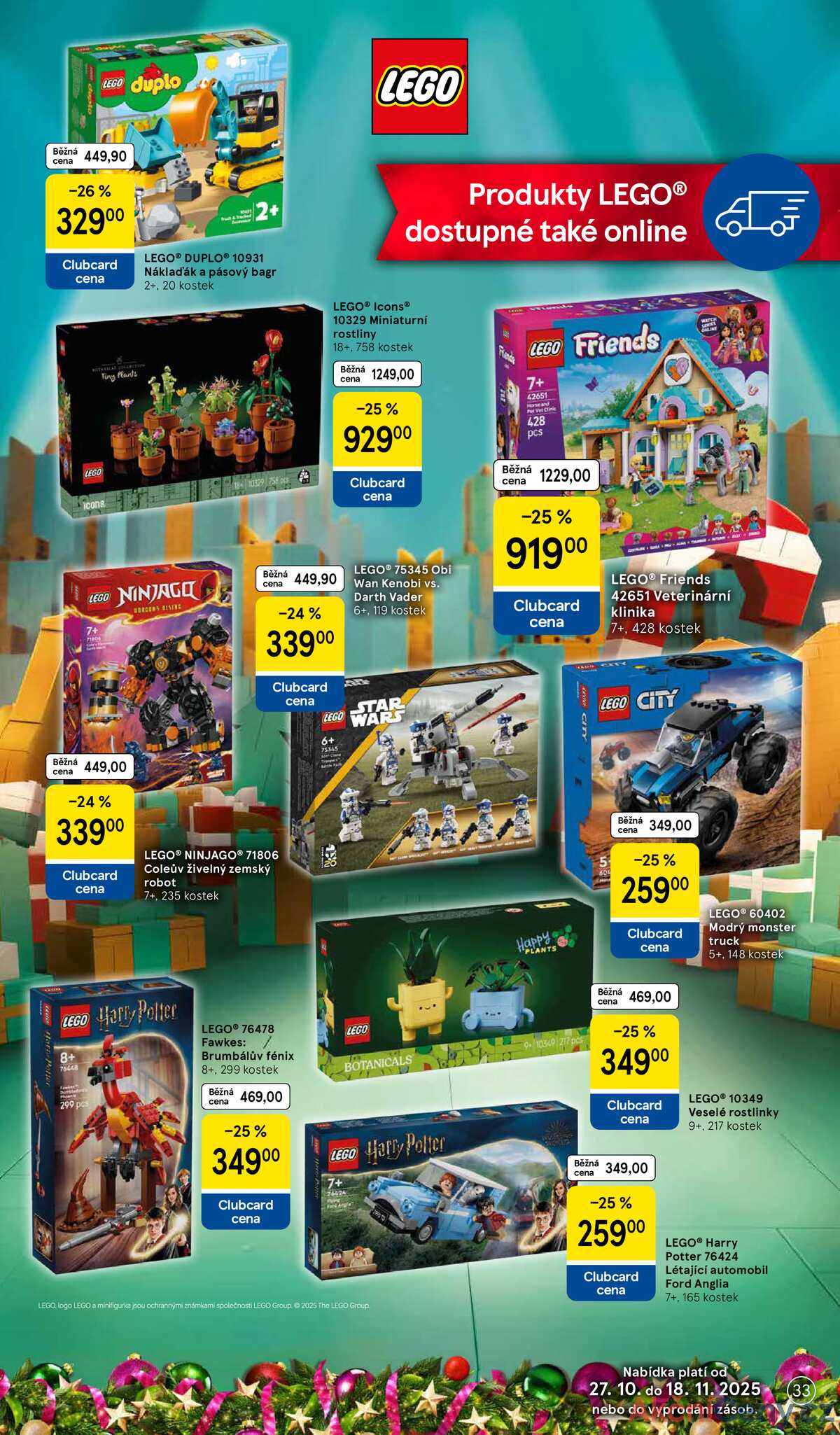 Tesco SPECIÁL velké hypermarkety  od 27.10. do 17.11.2025 strana 33