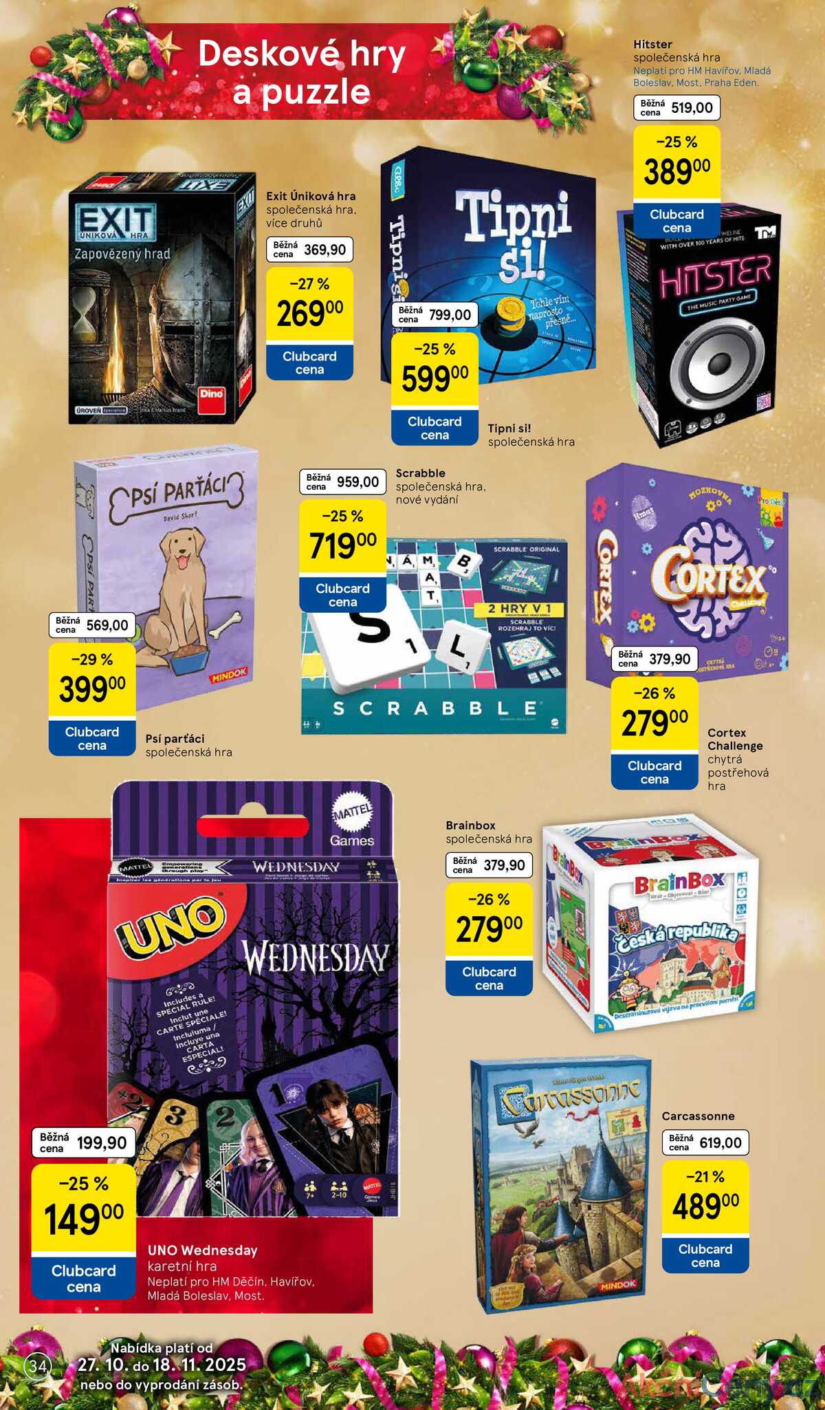 Tesco SPECIÁL velké hypermarkety  od 27.10. do 17.11.2025 strana 34