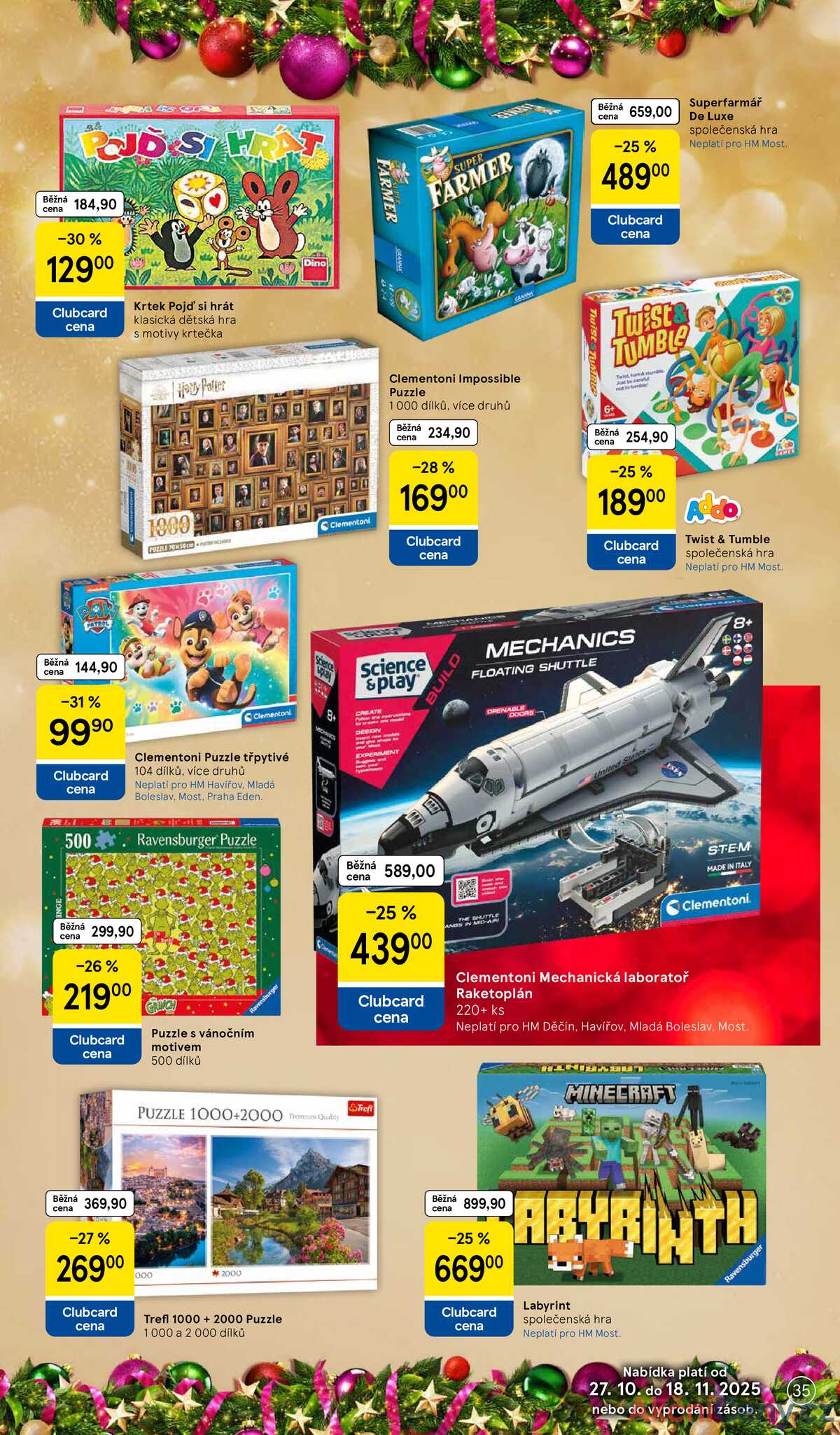 Tesco SPECIÁL velké hypermarkety  od 27.10. do 17.11.2025 strana 35