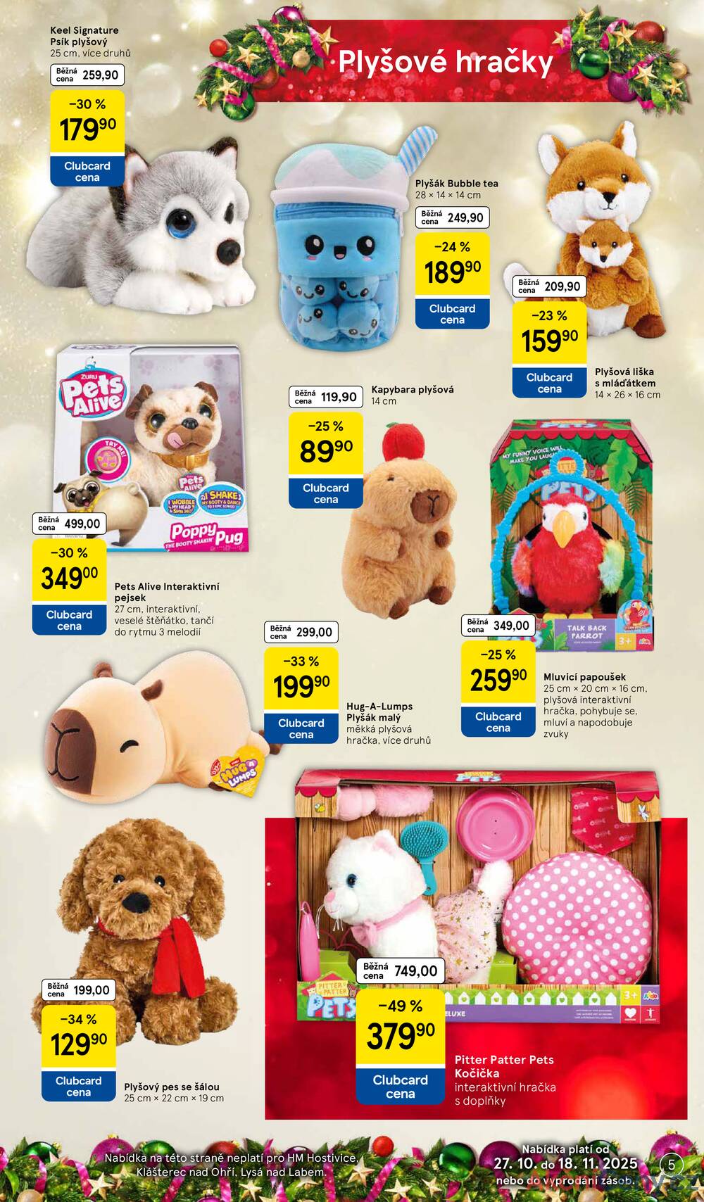 Leták Tesco - Tesco SPECIÁL velké hypermarkety  od 27.10. do 17.11.2025 - strana 5 Leták Tesco - Tesco SPECIÁL velké hypermarkety  od 27.10. do 17.11.2025 - strana 5