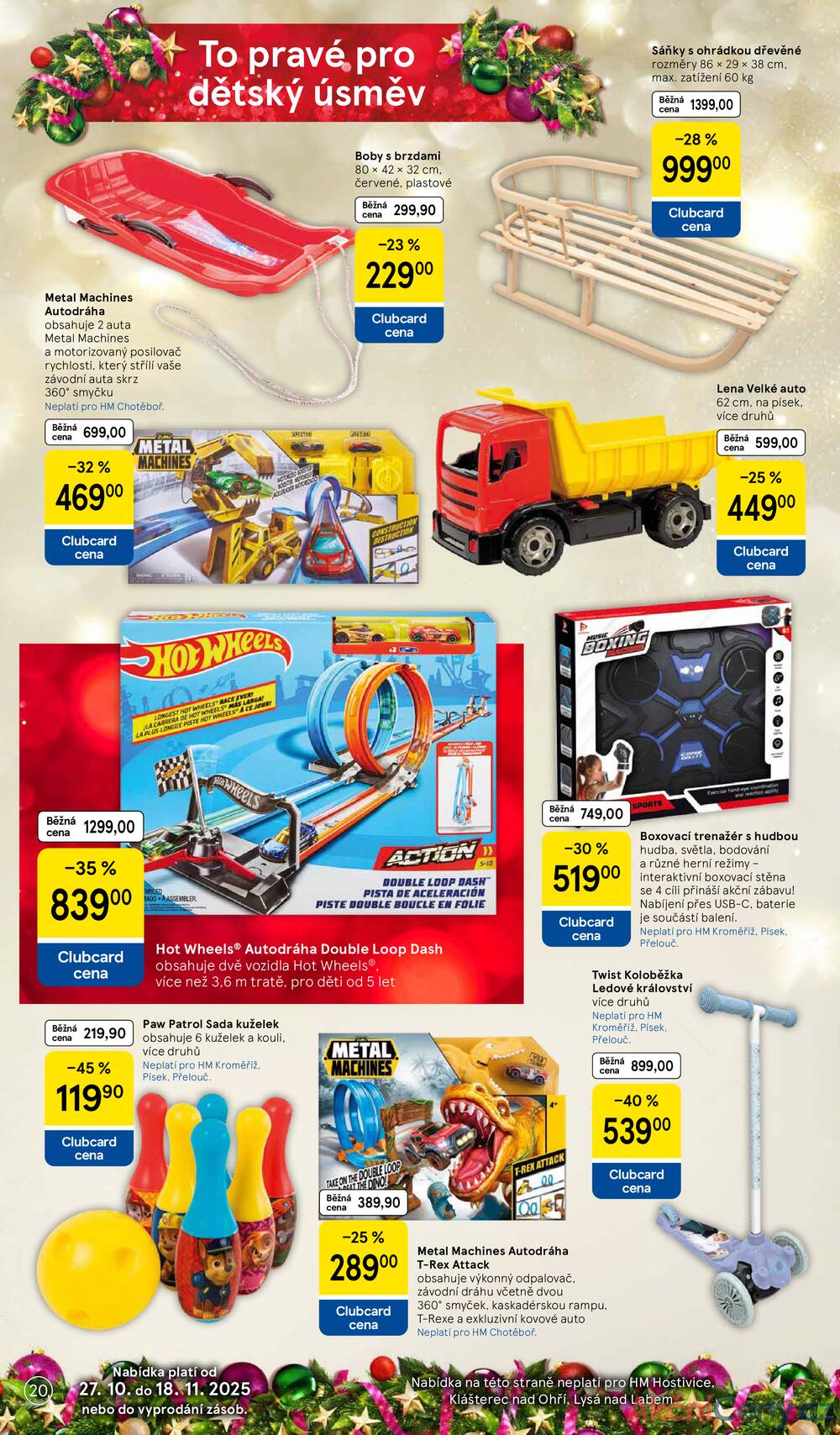 Leták Tesco
platný do 17.11.2025 - strana 20