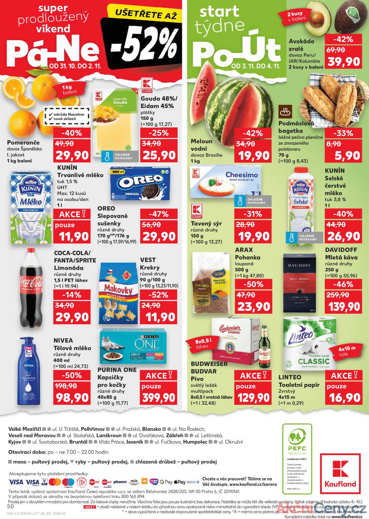 Kaufland 28.10. - 4.11. - Kaufland - Bruntál strana 50