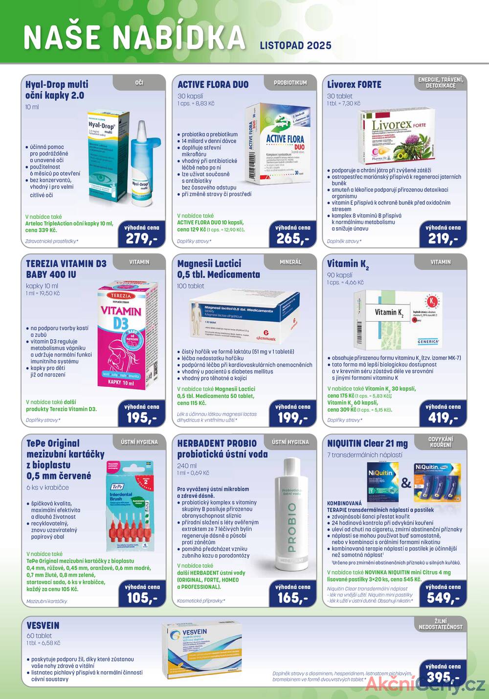 Leták PharmaPoint
platný do 30.11.2025 - strana 5