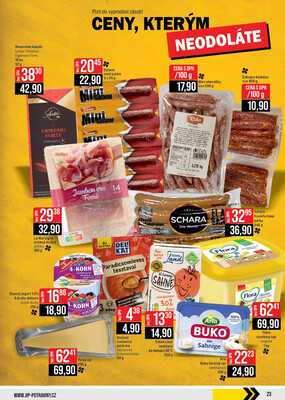 JIP Cash & Carry Brno, Praha, Ostrava, Jilemnice, Pardubice, Ostrava, Karlovy Vary, Olomouc a Zlín od 22.10. do 28.10.2025