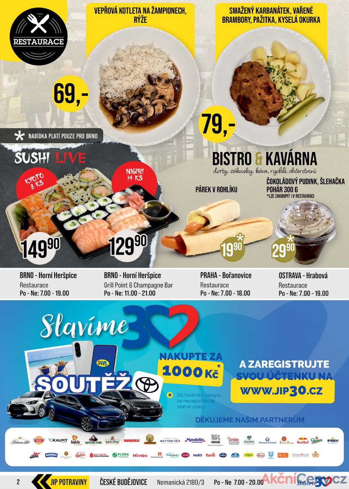 JIP Cash & Carry České Budějovice, Most, Náchod, Polička, Sušice a Svoboda nad Úpou 22.10. - 28.10. strana 2