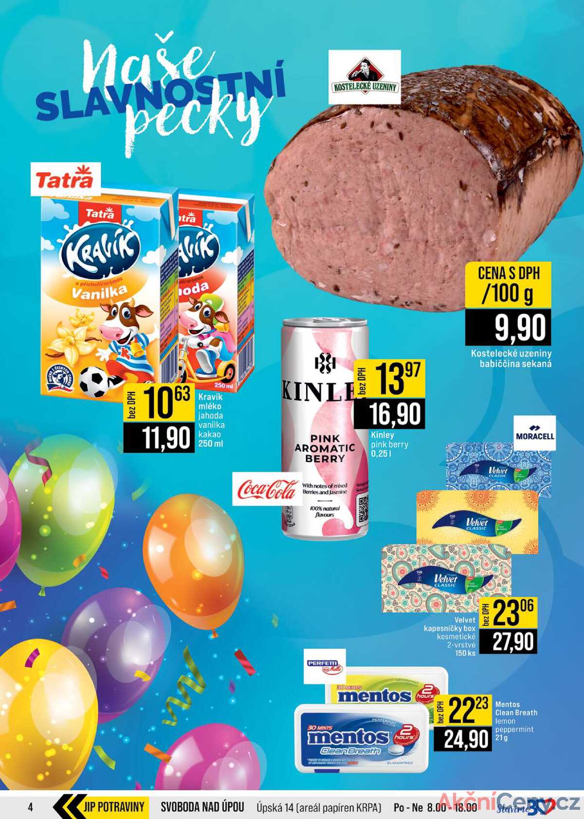 JIP Cash & Carry České Budějovice, Most, Náchod, Polička, Sušice a Svoboda nad Úpou 22.10. - 28.10. strana 4